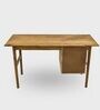 Amayah Wooden  Office Working Desk In Light Honey Finish