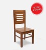 Amaze Dining Chair Solid Wood Dining Chair In Teak Finish (Set Of 4)