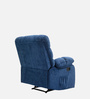 Amaze Jordan Fabric Manual 1 Seater Recliner in Blue Colour