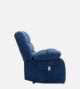 Amaze Jordan Fabric Manual 1 Seater Recliner in Blue Colour