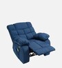 Amaze Jordan Fabric Manual 1 Seater Recliner in Blue Colour