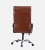 Amaze Leatherette Executive Chair In Tan Colour