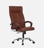Amaze Leatherette Executive Chair In Tan Colour