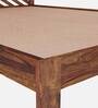 Amaze Sheesham Wood King Size Bed in Teak Finish