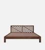 Amaze Sheesham Wood King Size Bed in Teak Finish
