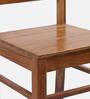 Amaze Solid Wood Dining Chair In Teak Finish Set Of 2