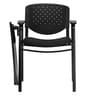 Amaze Breathable Mesh Trainging Chair With Tablet in Black Colour