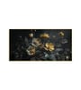 Amazing Flower Blooming Glass Finish Horizontal Wall Art