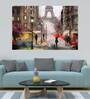 Amazing View Of Paris Self Adhesive Wall Poster for Home Decor(Vinyl, 24 x 36 Inch)
