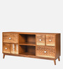 Amazon Solid Wood TV Console in Teak Finish