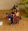 Ambabari Elephant Meenakari Metal Animal Figurine