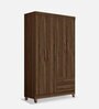 Ambar 4 Door Wardrobe in Cedar Finish