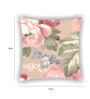 Satin Floral Pattern 16x16 Inch Cushion Cover