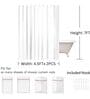 7ft Shower Curtain