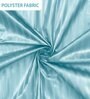 Blue PVC Solid 7ft Blackout Eyelet Shower Curtain (1pc)