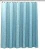 Blue PVC Solid 7ft Blackout Eyelet Shower Curtain (1pc)