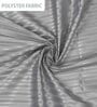 Grey PVC Striped 7ft Blackout Eyelet Shower Curtain (1pc)