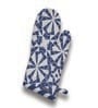 Blue & White Cotton Heat Resistant Oven Gloves