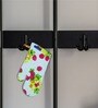 Blue Cotton  Floral Heat Resistant Oven Gloves