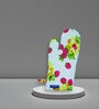 Blue Cotton  Floral Heat Resistant Oven Gloves