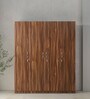 Amber 4 Door Wardrobe with Drawer in Walnut Finish