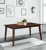 Amber 6 Seater Dining Table in Wenge Finish Amber 6 Seater Dining Table in Wenge Finish