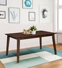 Amber 6 Seater Dining Table in Wenge Finish Amber 6 Seater Dining Table in Wenge Finish