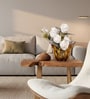 Amber Bloom Glass Vase