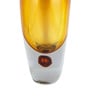 Amber Cased Luxe Glass Vase