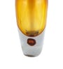 Amber Cased Luxe Glass Vase
