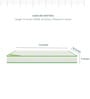 Dual Comfort Amber Single Bed Mattress With Coir & Foam 72 X 42 X 5 Inches