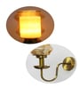 Amber Damru Glass Wall Sconce
