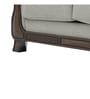 Amber Fabric 3 Seater Sofa In Grey Color