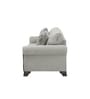 Amber Fabric 3 Seater Sofa In Grey Color