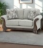 Amber Fabric 2 Seater Sofa In Grey Color