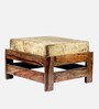 Amber Foot Stool Set Of 2 In Green Sparkle Colour