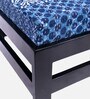 Amber Foot Stool Set Of 2 In Indigo Colour