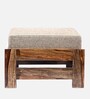 Amber Foot Stool Set Of 2 In Jute Beige Colour