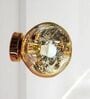 Amber Glass Globe Decorative Wall Light with Warm Glow