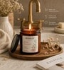 Amber Glass Jar Scented Candles Set Of 4