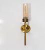 Amber Glass Slim Linear Wall Lamp Wallchieres