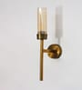 Amber Glass Slim Linear Wall Lamp Wallchieres