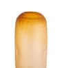 Amber Glow Glass Vase
