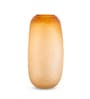 Amber Glow Glass Vase
