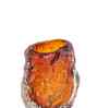 Amber Ice Glass Vase S