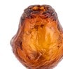 Amber Lava Glass Glass Vase