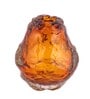 Amber Lava Glass Glass Vase