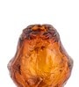 Amber Lava Glass Glass Vase