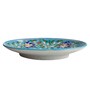 Amber Multicolor Blue Pottery Appetizer Platter