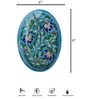 Amber Multicolor Blue Pottery Appetizer Platter